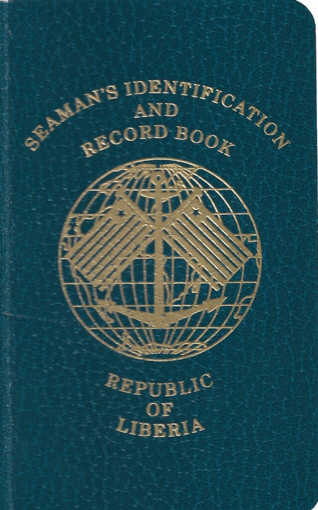 Liberia Seaman's Identification and Record Book